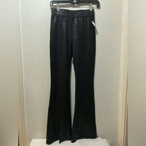 Brand bazar pants split hem size S black P1